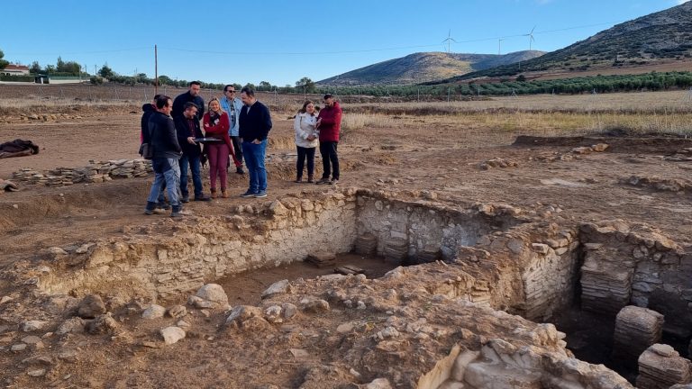 Unas termas, último hallazgo arqueológico en la bodega romana de El Peral en Valdepeñas