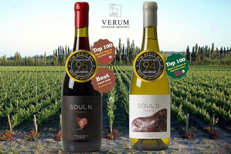 Dos vinos de Verum Patagonia entre los 100 mejores de Argentina