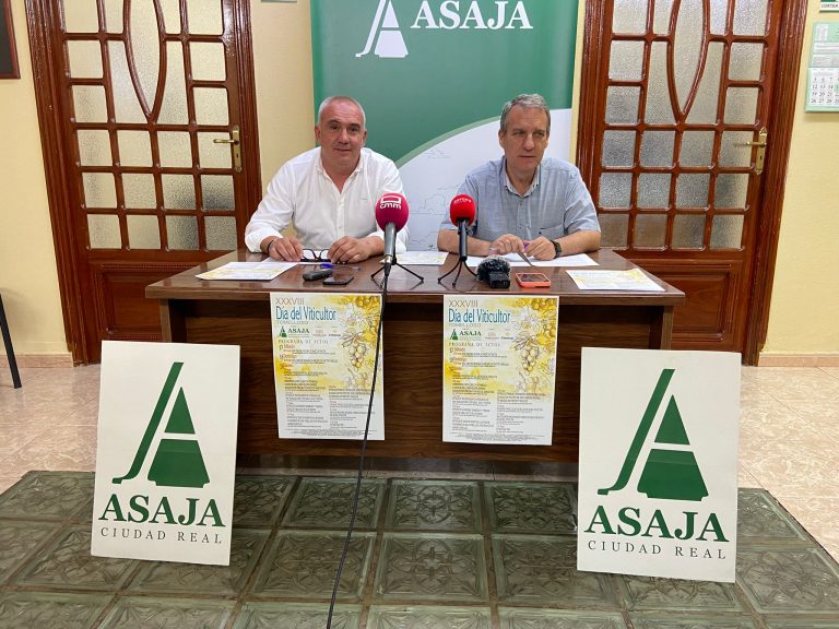 ASAJA Tomelloso presenta el XXXVIII ‘Día del Viticultor’ que se celebrará el próximo lunes 26 de agosto