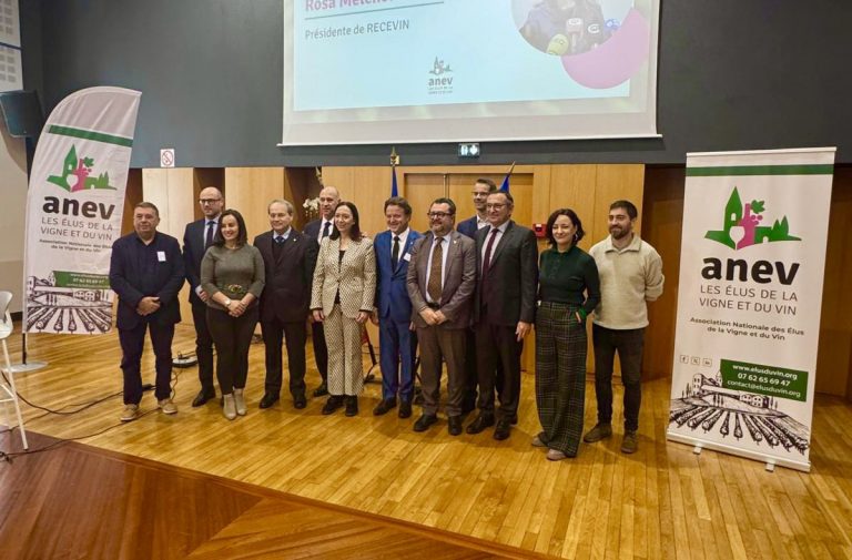 Rosa Melchor preside el acto de incorporación de Francia a la Red Europea de Ciudades del Vino