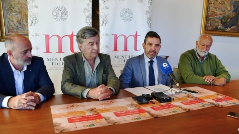 Presentación de la cata magistral del 50 aniversario de la D.O. Méntrida en Toledo