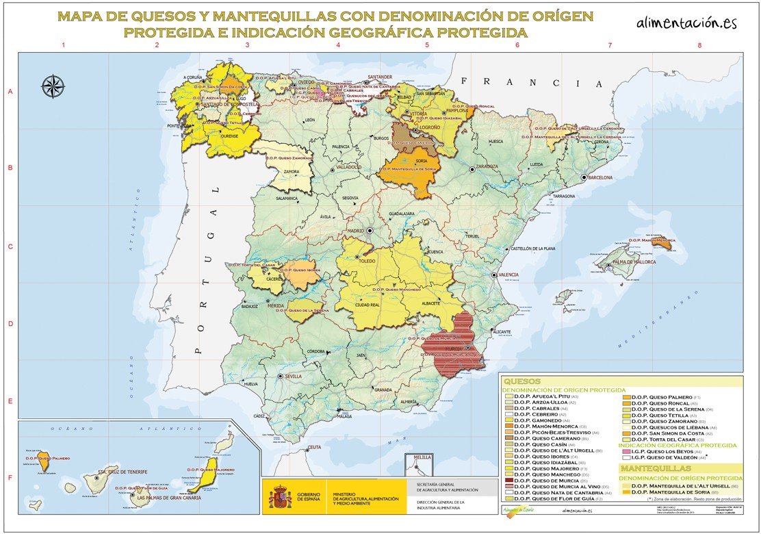 dop quesos de españa